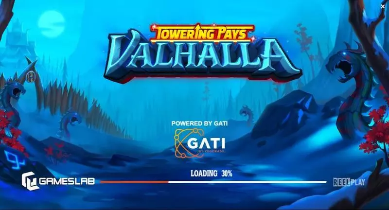 Towering Pays Valhalla  Real Money Slot made by ReelPlay - Introduction Screen