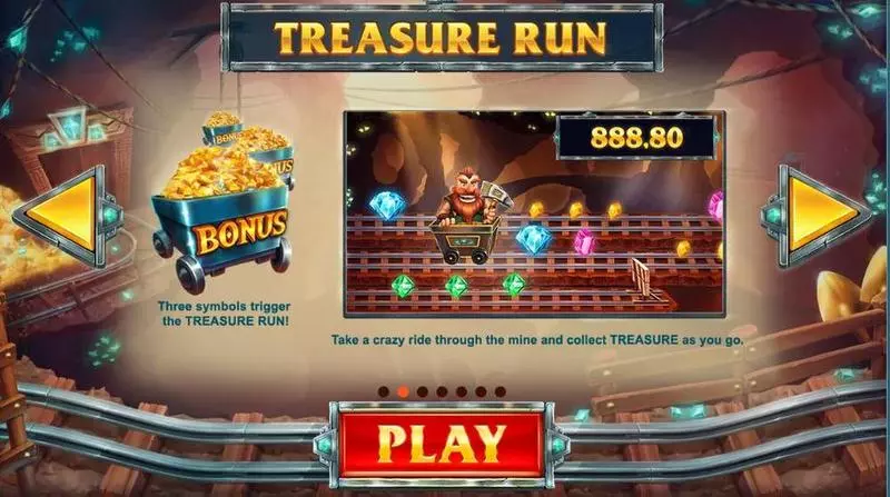 Treasure Mine  Real Money Slot made by Red Tiger Gaming - Bonus 1