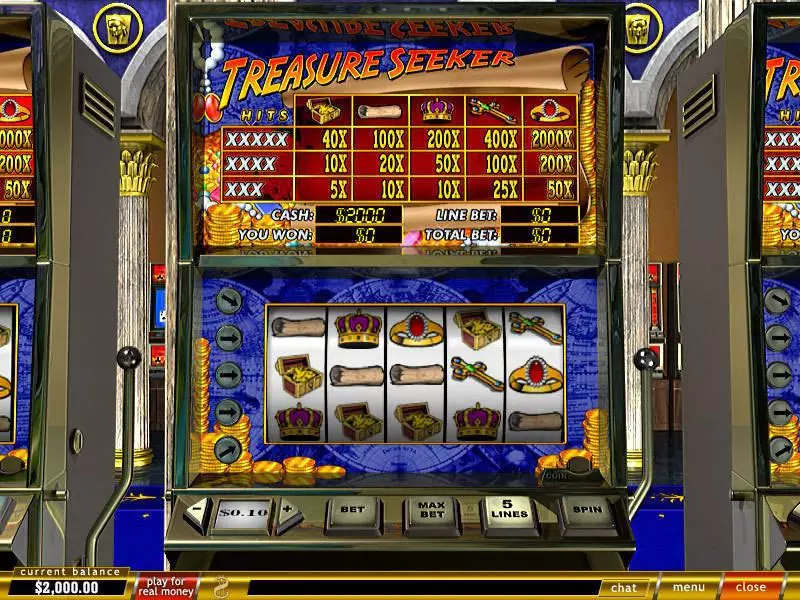 Treasure Seeker  Real Money Slot made by PlayTech - Main Screen Reels