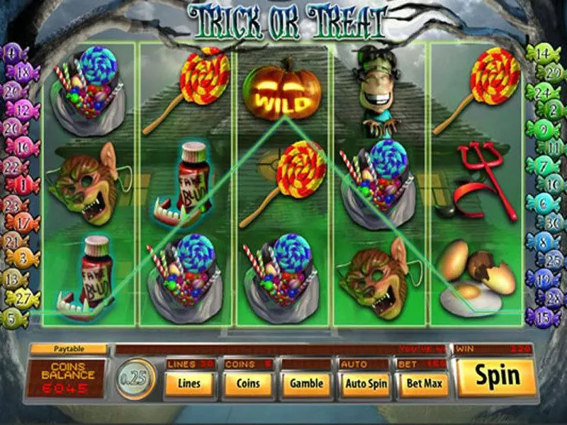 Trick or Treat  Real Money Slot made by Saucify - Main Screen Reels