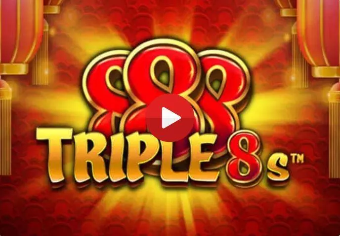 Triple 8s  Real Money Slot made by Dragon Gaming - Introduction Screen