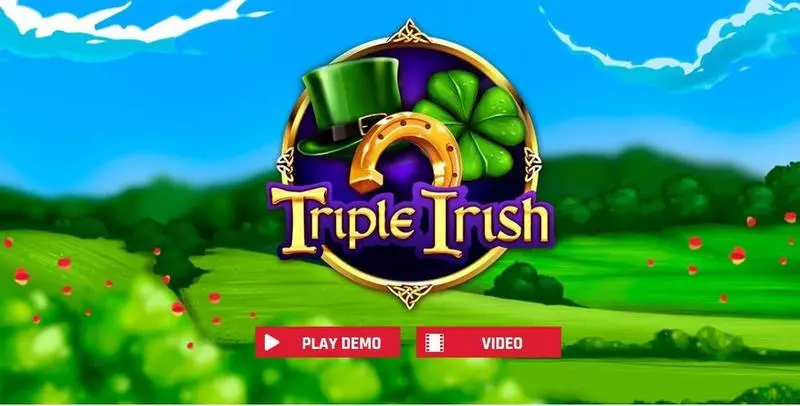 Triple Irish  Real Money Slot made by Red Rake Gaming - Introduction Screen