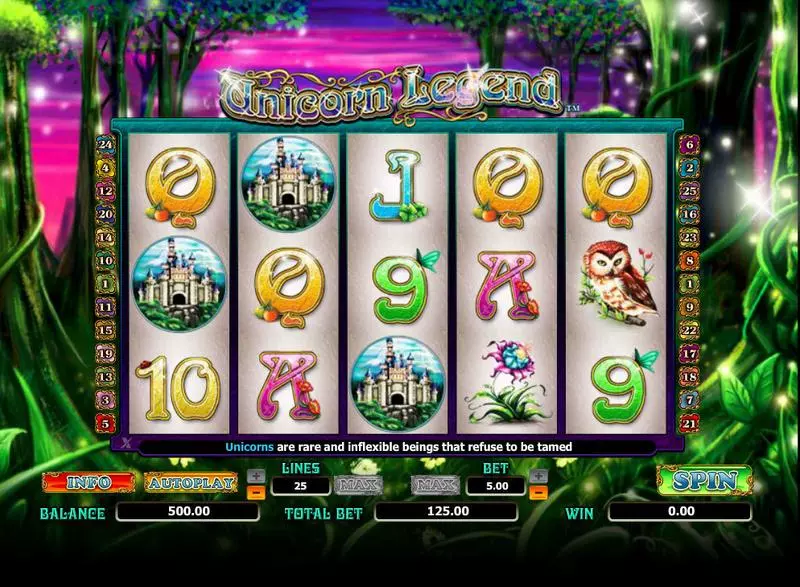 UnicornLegend   Real Money Slot made by Amaya - Main Screen Reels