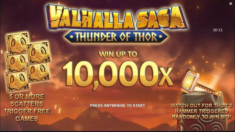 Valhalla Saga: Thunder of Thor  Real Money Slot made by Jelly Entertainment - Bonus 3