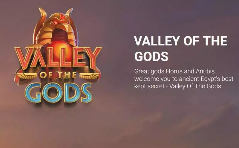 Valley Of The Gods  Real Money Slot made by Yggdrasil - Info and Rules