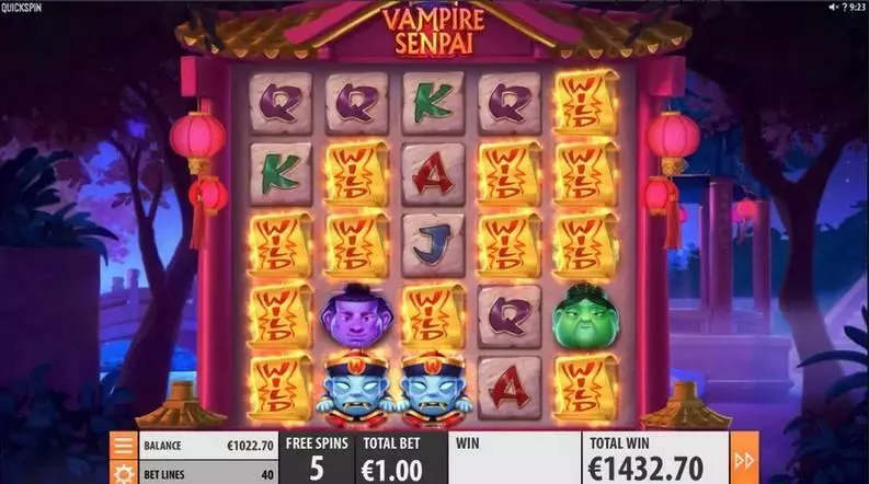 Vampire Senpai  Real Money Slot made by Quickspin - Bonus 1