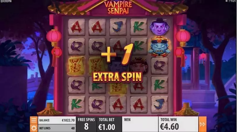 Vampire Senpai  Real Money Slot made by Quickspin - Bonus 2