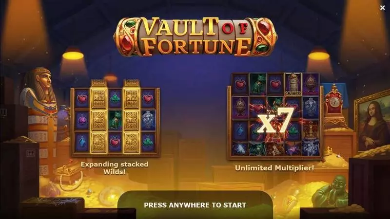 Vault of Fortune  Real Money Slot made by Yggdrasil - Info and Rules