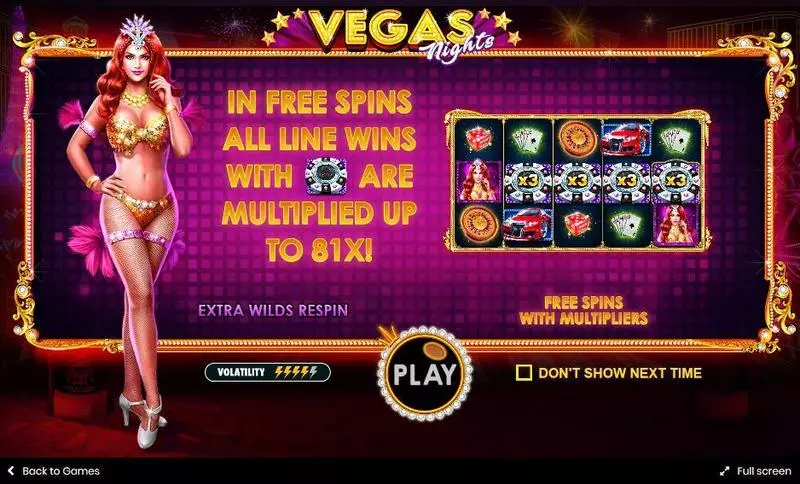 Vegas Nights  Real Money Slot made by Pragmatic Play - Info and Rules