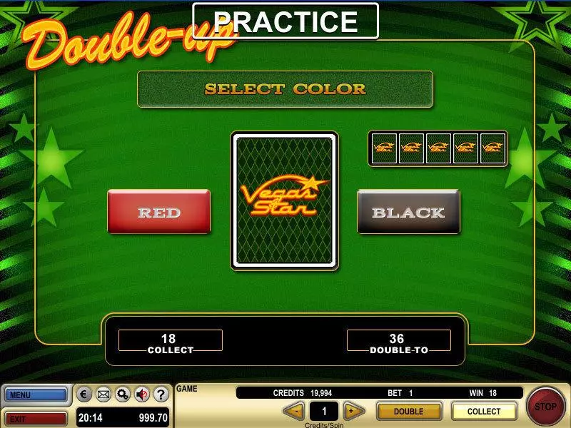 Vegas Star  Real Money Slot made by GTECH - Gamble Screen