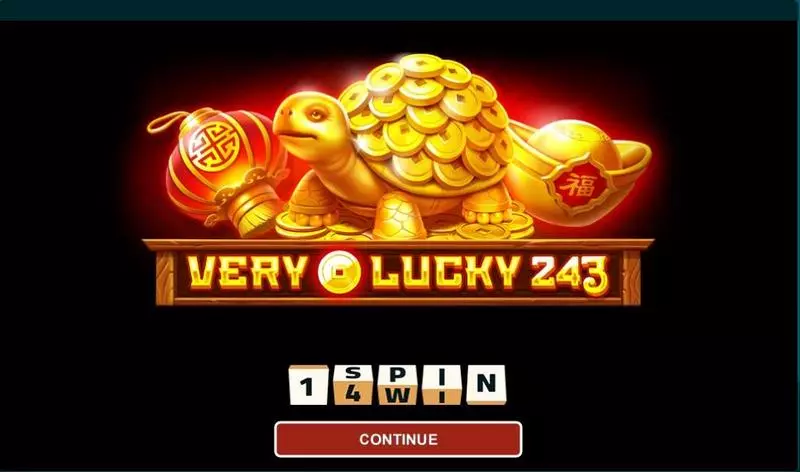 Very Lucky 243  Real Money Slot made by 1Spin4Win - Introduction Screen