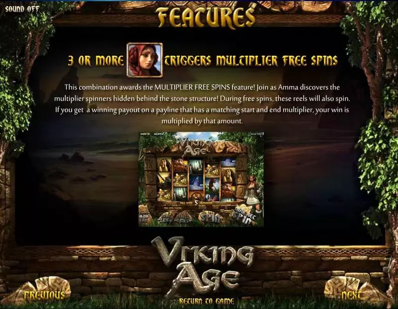 Viking Age  Real Money Slot made by BetSoft - Bonus 1
