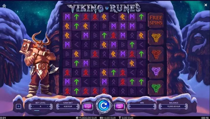 Viking Runes  Real Money Slot made by Yggdrasil - Main Screen Reels