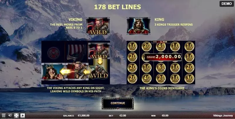 Vikings Journey  Real Money Slot made by Red Rake Gaming - Info and Rules