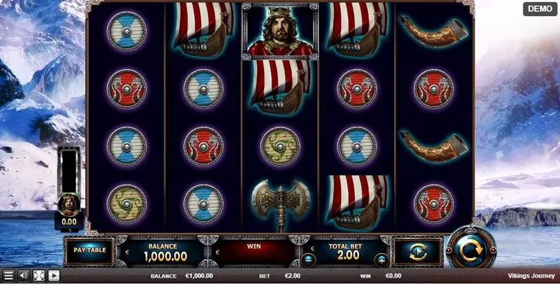 Vikings Journey  Real Money Slot made by Red Rake Gaming - Main Screen Reels