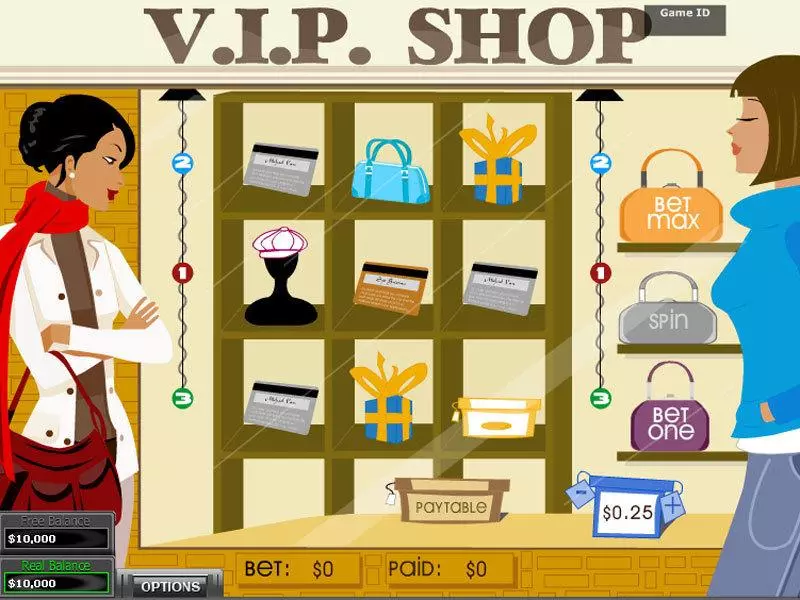 VIP Shop  Real Money Slot made by DGS - Main Screen Reels