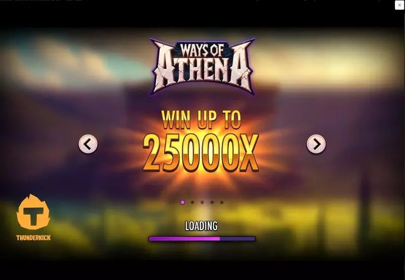Ways of Athena  Real Money Slot made by Thunderkick - Info and Rules
