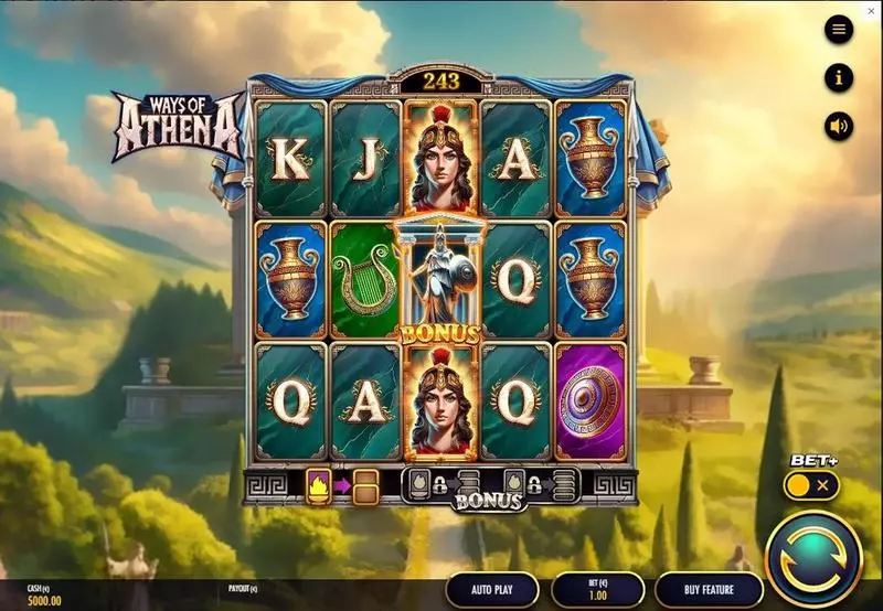 Ways of Athena  Real Money Slot made by Thunderkick - 