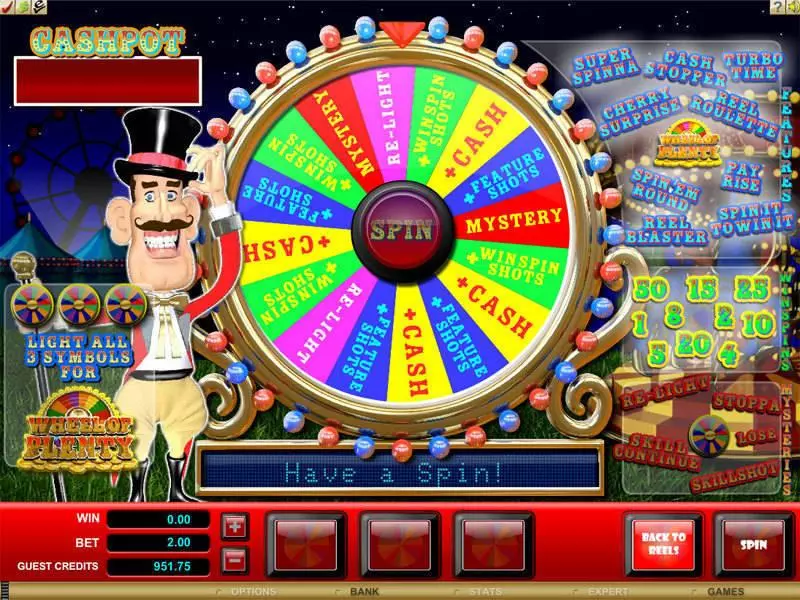 Wheel of Plenty  Real Money Slot made by Microgaming - Bonus 1