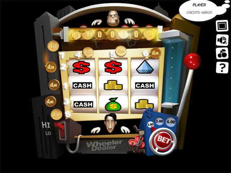 Wheeler Dealer  Real Money Slot made by Slotland Software - Main Screen Reels