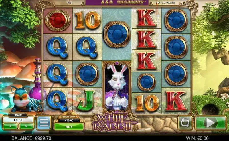 White Rabbit  Real Money Slot made by Big Time Gaming - Main Screen Reels