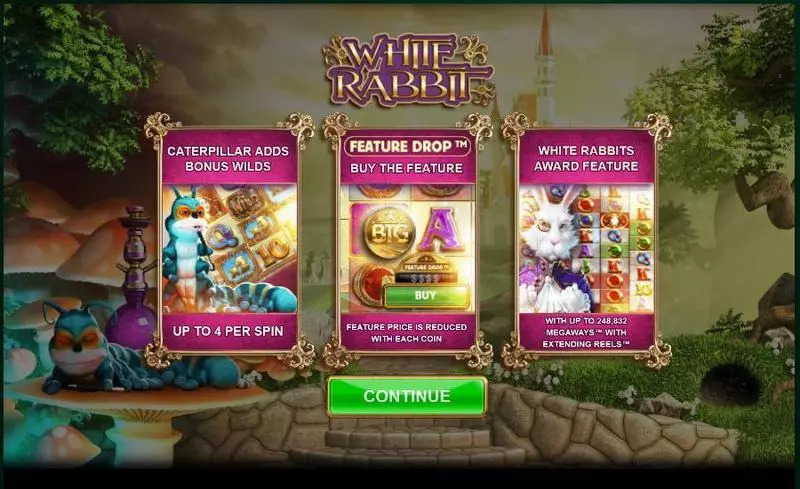 White Rabbit  Real Money Slot made by Big Time Gaming - Info and Rules