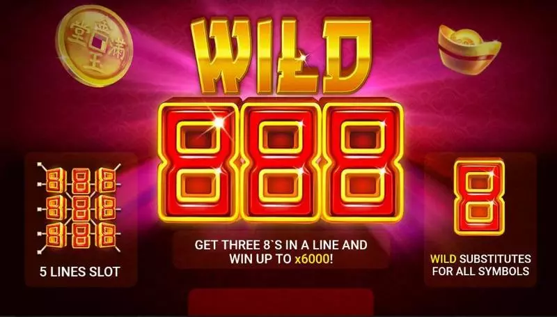Wild 888  Real Money Slot made by Booongo - Info and Rules