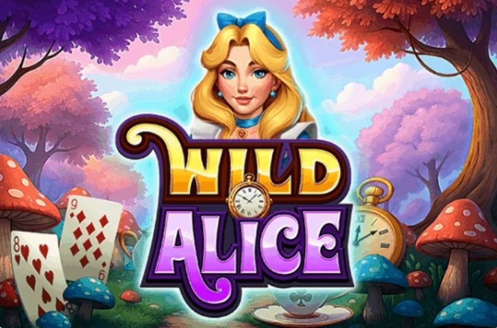 Wild Alice  Real Money Slot made by Dragon Gaming - Introduction Screen