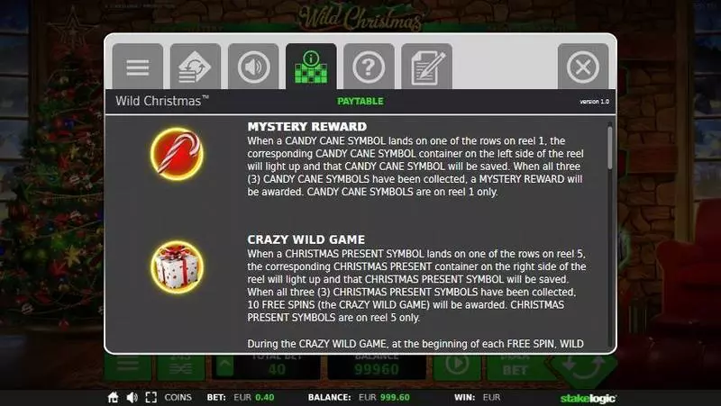 Wild Christmas  Real Money Slot made by StakeLogic - Bonus 1