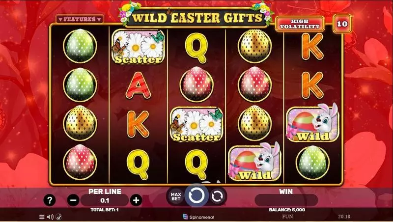 Wild Easter Gifts  Real Money Slot made by Spinomenal - Main Screen Reels