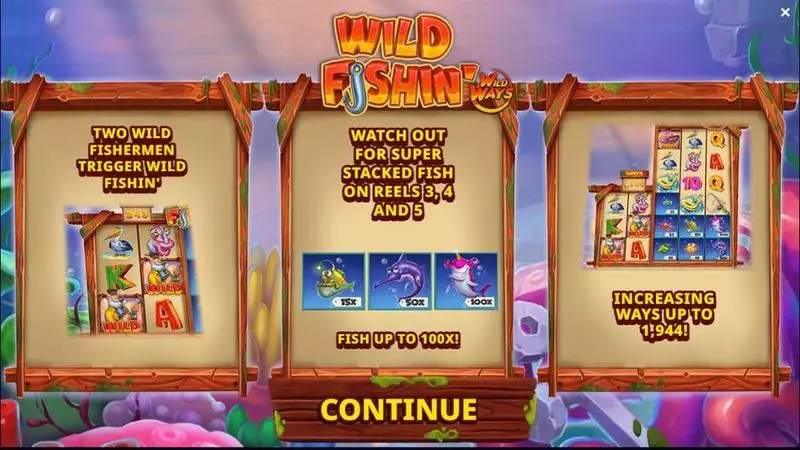 Wild Fishin Wild Ways  Real Money Slot made by Jelly Entertainment - Free Spins Feature