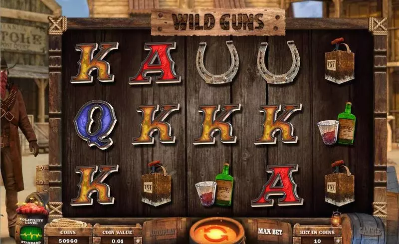 Wild Guns  Real Money Slot made by Wazdan - Main Screen Reels