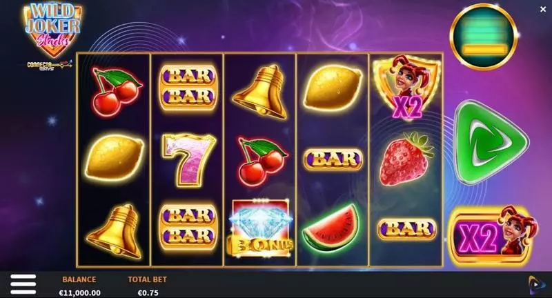 Wild Joker Stacks  Real Money Slot made by ReelPlay - Main Screen Reels