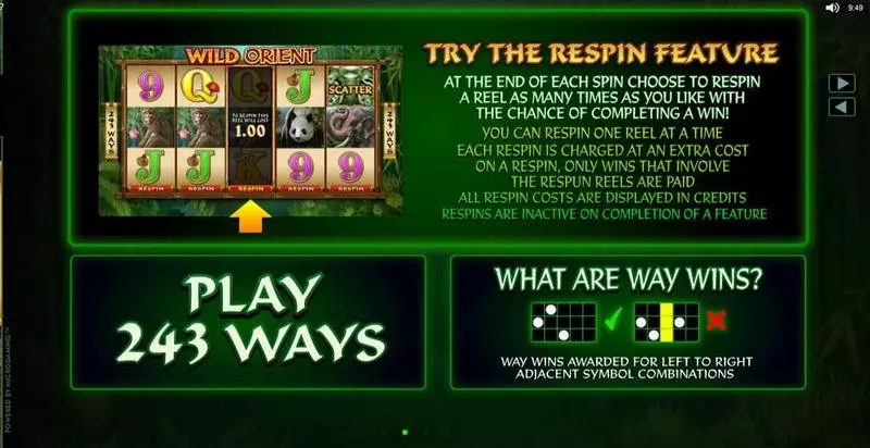 Wild Orient  Real Money Slot made by Microgaming - Info and Rules