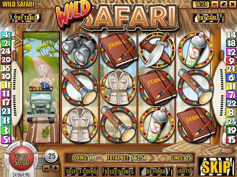 Wild Safari  Real Money Slot made by Rival - Bonus 5