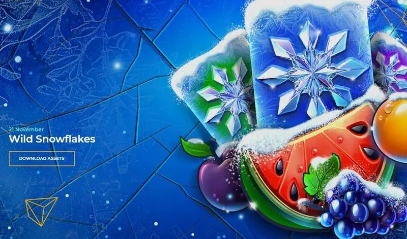 Wild Snowflakes  Real Money Slot made by Tom Horn Gaming - Introduction Screen