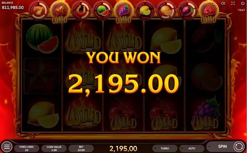 Wild Streak  Real Money Slot made by Endorphina - Winning Screenshot