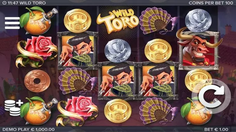 Wild Toro  Real Money Slot made by Elk Studios - Main Screen Reels