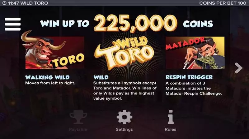 Wild Toro  Real Money Slot made by Elk Studios - Info and Rules