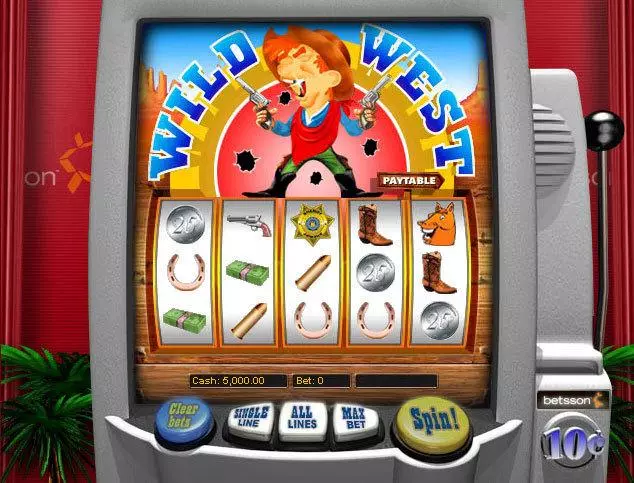 Wild West  Real Money Slot made by Amaya - Main Screen Reels
