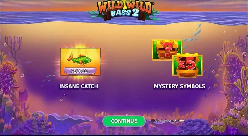 Wild Wild Bass 2  Real Money Slot made by StakeLogic - Introduction Screen