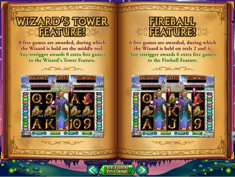 Wild Wizards  Real Money Slot made by RTG - Info and Rules