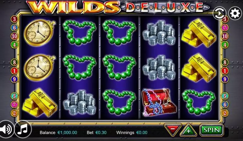 Wilds Deluxe   Real Money Slot made by Betdigital - Main Screen Reels