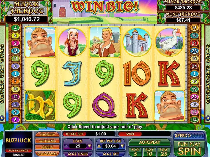 Win Big  Real Money Slot made by NuWorks - Main Screen Reels