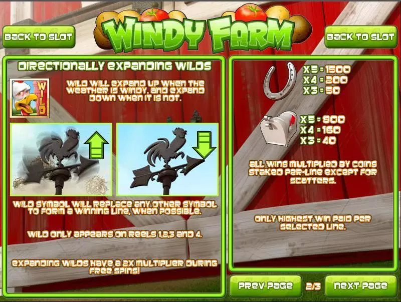 Windy Farm  Real Money Slot made by Rival - Info and Rules