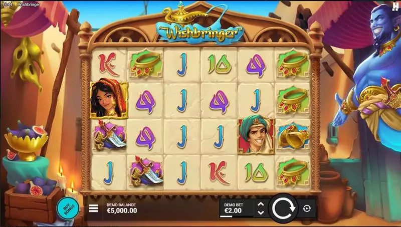 Wishbringer  Real Money Slot made by Hacksaw Gaming - Main Screen Reels