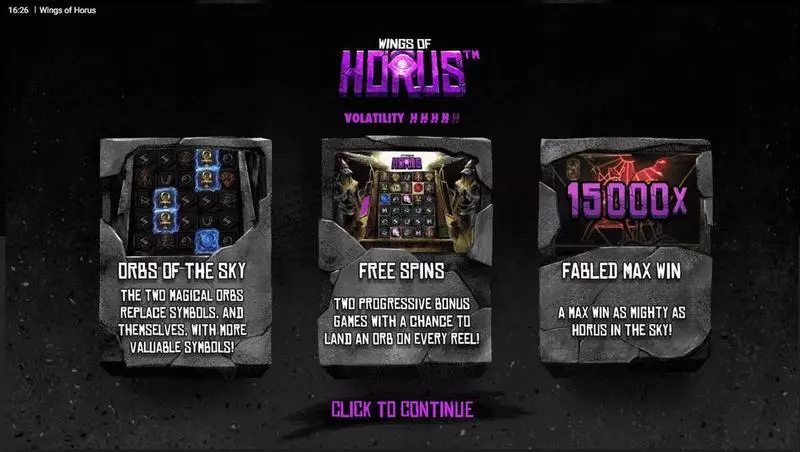 Wngs Of Horus  Real Money Slot made by Hacksaw Gaming - Info and Rules