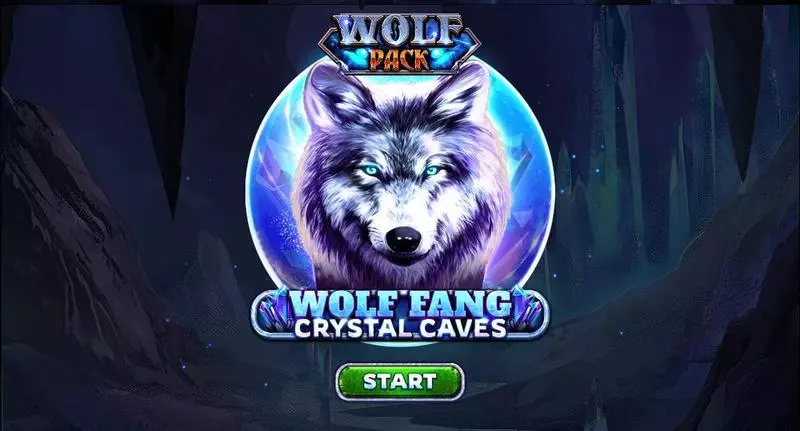 Wolf Fang – Crystal Caves  Real Money Slot made by Spinomenal - Introduction Screen