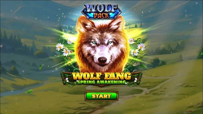 Wolf Fang – Spring Awakening  Real Money Slot made by Spinomenal - Introduction Screen