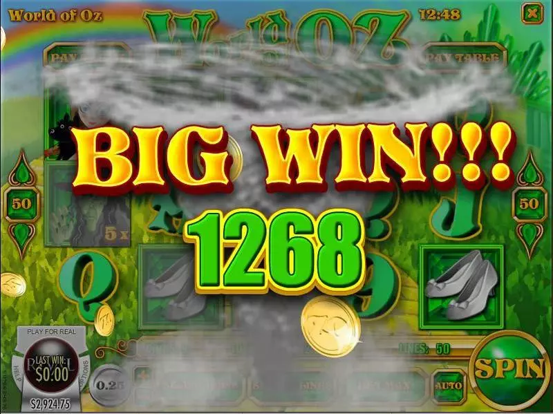 World of Oz  Real Money Slot made by Rival - Winning Screenshot